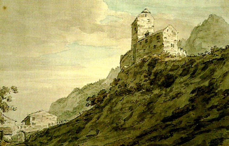 John Robert Cozens south gate of sargans